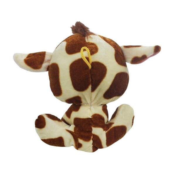 Classic Toy Company Giraffe Plush Yellow Brown Spotted Stuffed Animal Sitting - Picture 3 of 7